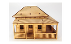 Micro Buildings HO00302 Double Miners Cottage HO Scale
