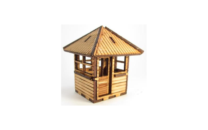 Micro Buildings HO00604 Small Station Outhouse HO Scale