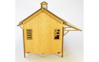 Micro Buildings HO00702 QR Railway Station Pagoda Style HO Scale