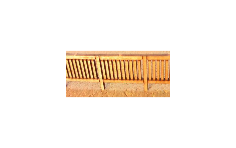 Micro Buildings NN01002 Rail & Paling Fence N Scale