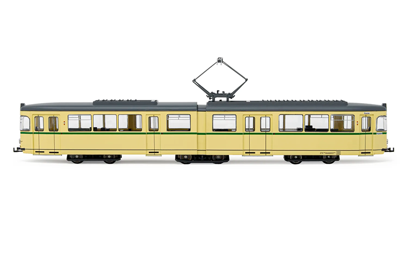 Rivarossi HR2860D Duewag Tram Gt6 Bogestra Version Beige Livery Period IV with DCC Decoder HO Scale