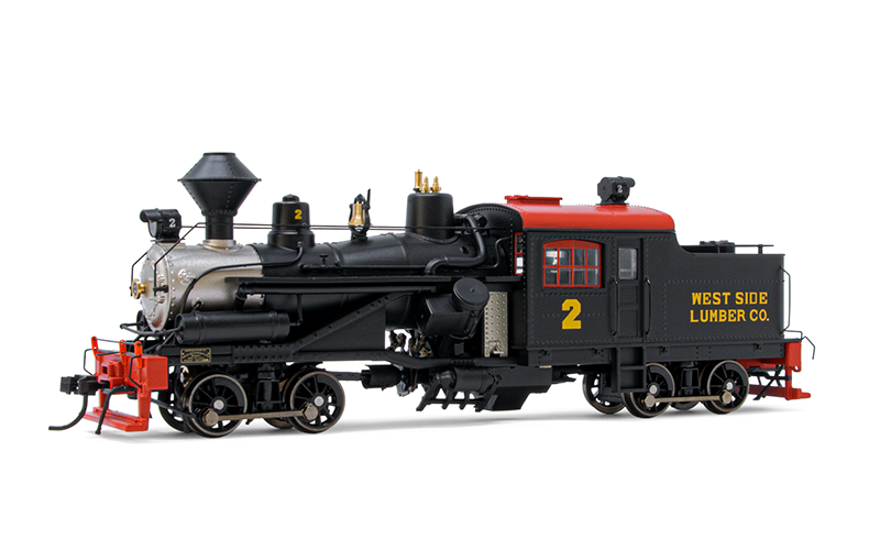 Rivarossi HR2880S Heisler Steam Locomotive 2-Truck model "Westside Lumber Co. #2" Period III DCC Sound HO Scale