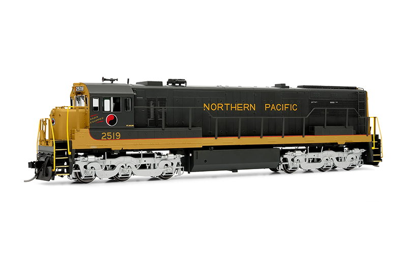 Rivarossi HR2885S Northern Pacific U25c Phase IIIb Running Number #2519 DCC Sound HO Scale