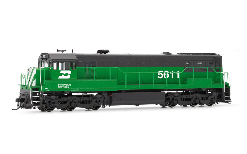 Rivarossi HR2887S Burlington Northern U25c Phase II Running Number #5611 DCC Sound HO Scale