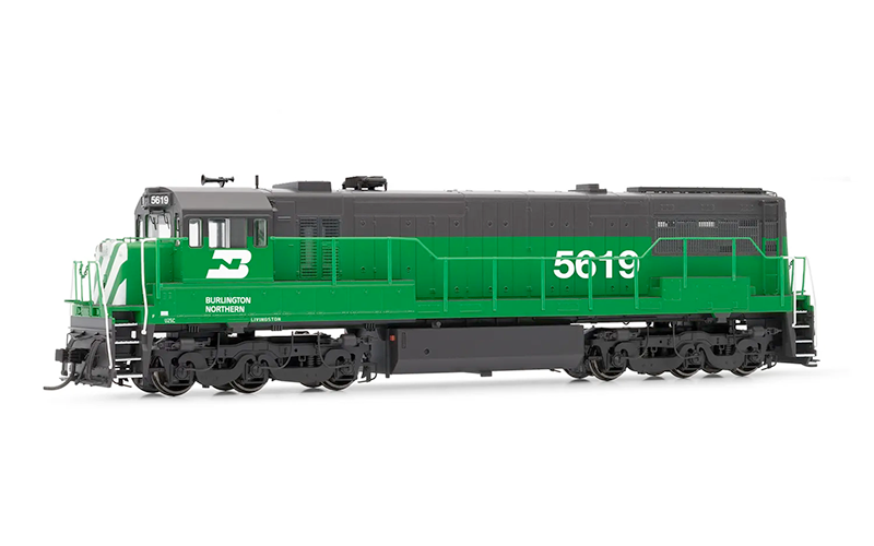 Rivarossi HR2888S Burlington Northern U25c Phase IIIb Running Number #5619 DCC Sound HO Scale