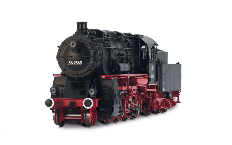 Rivarossi HR2889S DB Steam Locomotive Class 56.20 3-Dome Boiler Epoch III DCC Sound HO Scale