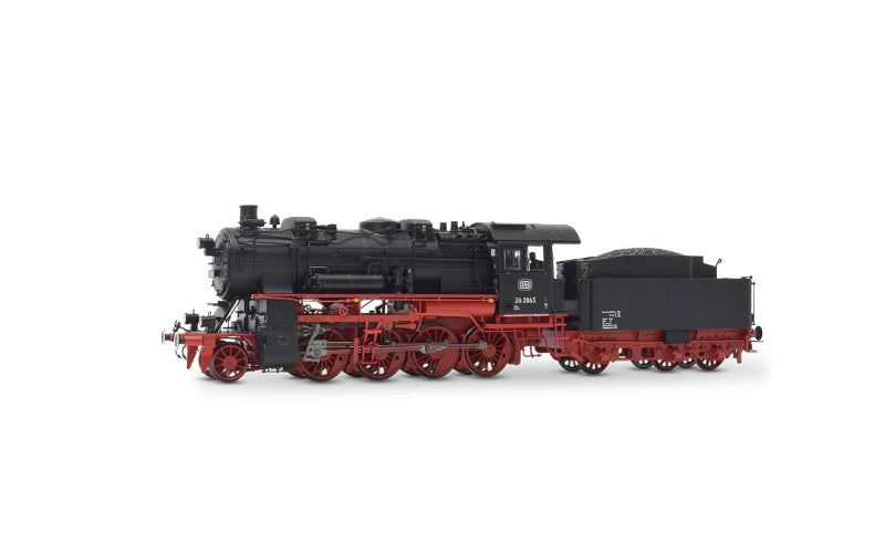 Rivarossi HR2889S DB Steam Locomotive Class 56.20 3-Dome Boiler Epoch III DCC Sound HO Scale