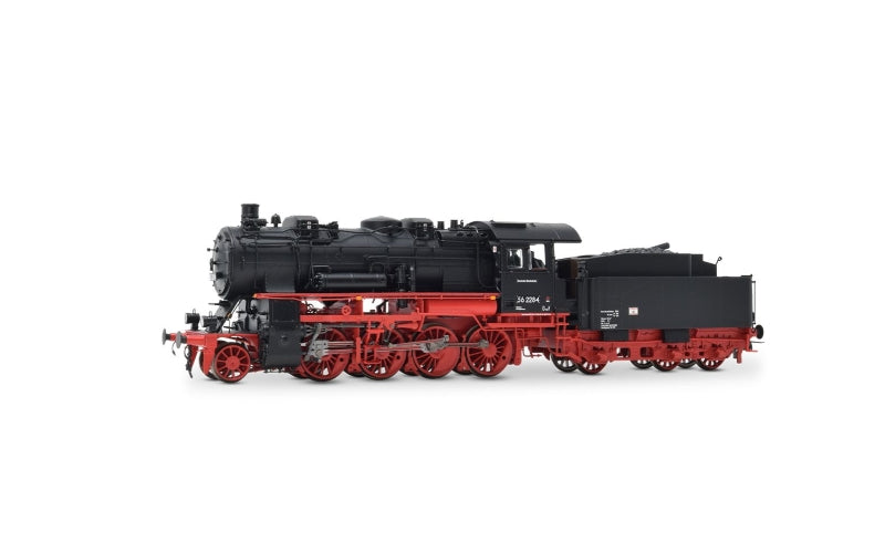 Rivarossi HR2890S DR Steam Locomotive Class 56.20 3-Dome Boiler Epoch III DCC Sound HO Scale