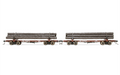 Rivarossi HR6539 2-Unit Set of Log Cars "Pickering Lumber Corp." no. 143 and 145 Period III HO Scale