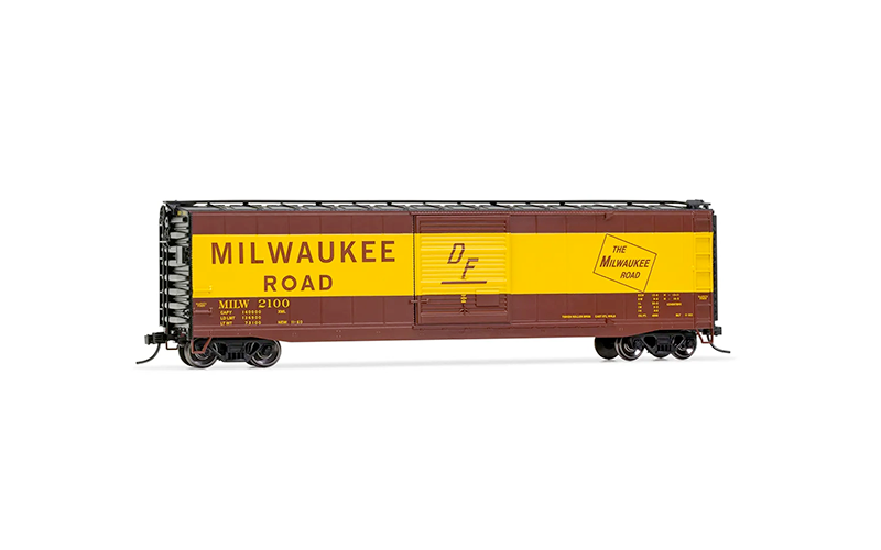 Rivarossi HR6584C MILWAUKEE ROAD Box Car Running Number #3 HO Scale