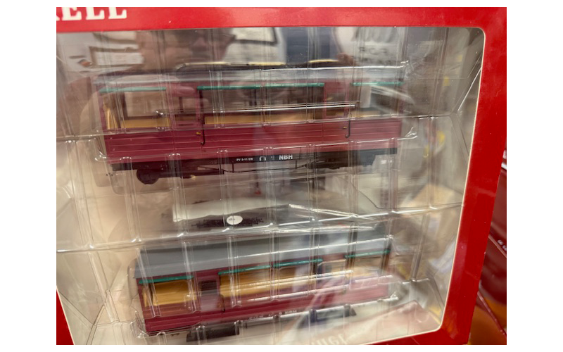 Haskell NBH Wagons 2-Pack Version D Coach Numbers 1, 2 On30 Scale