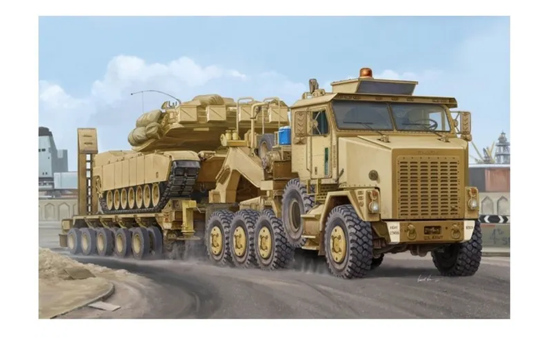 HobbyBoss M1070/M1000 Truck Tractor Heavy Equipment Transporters 1:35 Scale