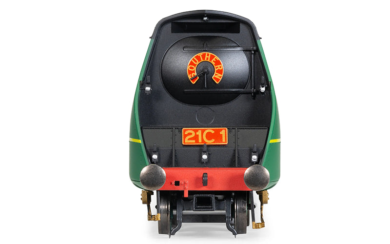 Hornby R30399SS SR Merchant Navy Class 21C1 'Channel Packet' (With Steam Generator) DCC Sound OO Scale