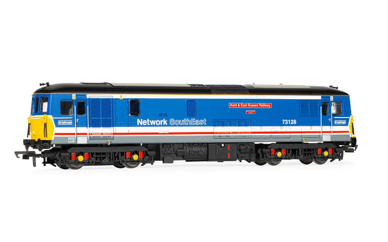 Hornby R30432TXS RailRoad Plus: GBRf Network South East Class 73 73128 'Kent & East Sussex Railway' DCC Sound Fitted OO Scale