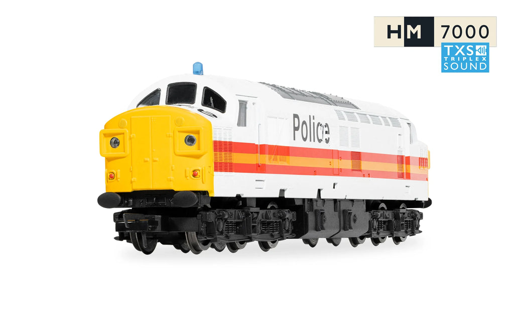 Hornby R30435TXS RailRoad: BR Class 37 '37093' Police Livery DCC Sound Fitted OO Scale