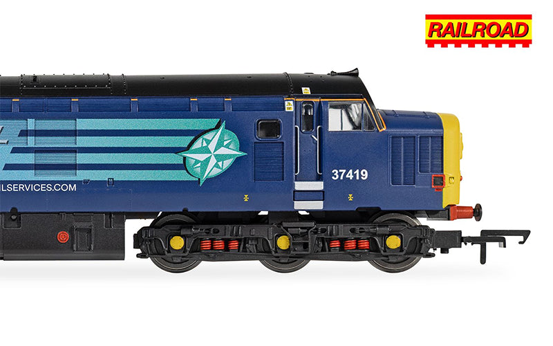 Hornby R30437TXS RailRoad DRS Class 37 'Carl Haviland' 37419 DCC Sound Fitted OO Scale