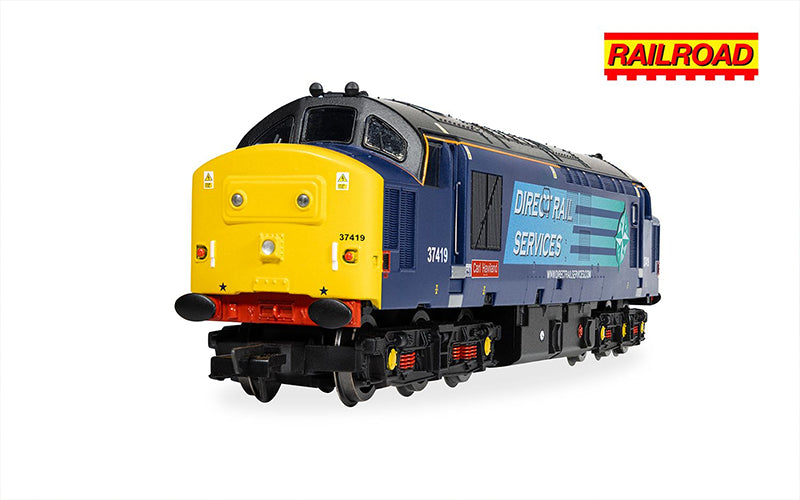 Hornby R30437TXS RailRoad DRS Class 37 'Carl Haviland' 37419 DCC Sound Fitted OO Scale