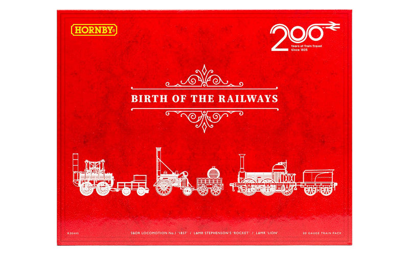 Hornby R30445 Birth of the Railways Train Pack (Railway 200) OO Scale
