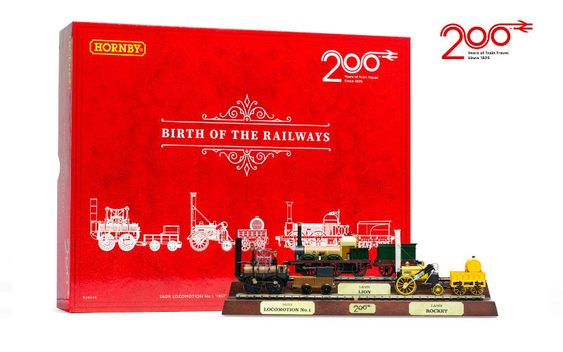 Hornby R30445 Birth of the Railways Train Pack (Railway 200) OO Scale