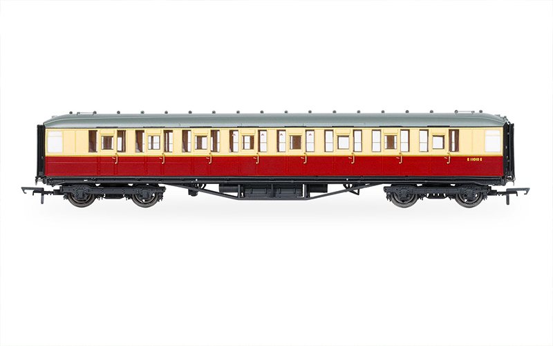Hornby R40458 BR Gresley Corridor E11010E Third Class Coach OO Scale