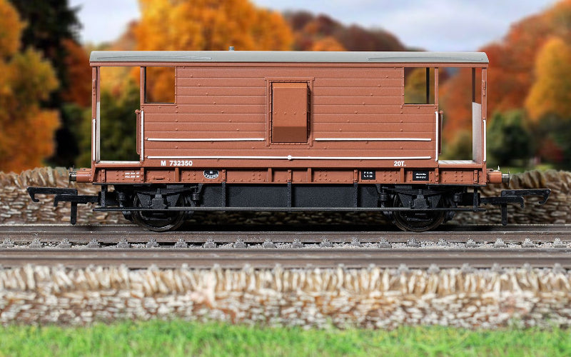 Hornby R60286 BR Ex LMS 732350 20T Brake Van OO Scale