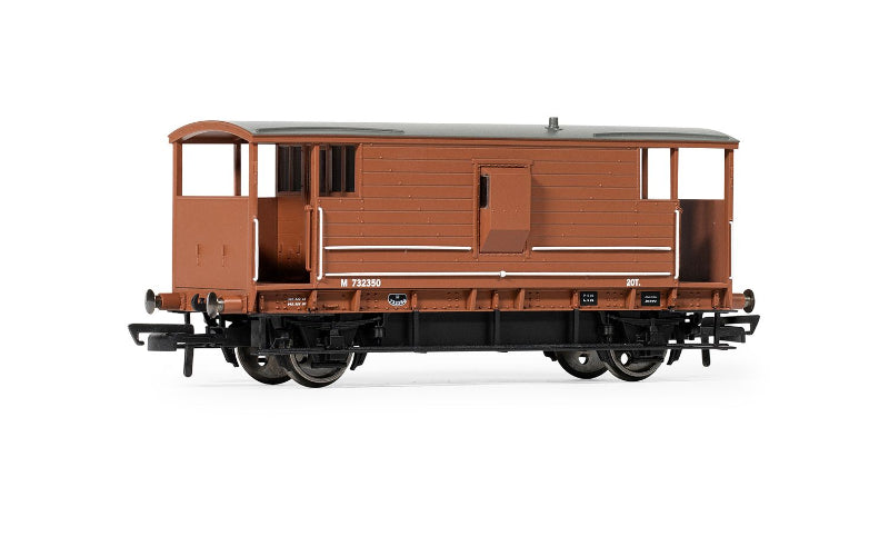 Hornby R60286 BR Ex LMS 732350 20T Brake Van OO Scale