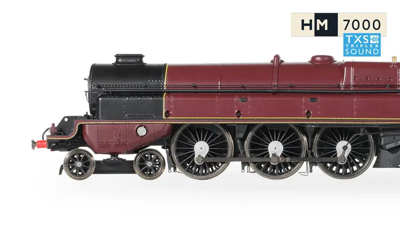 Hornby R30398TXS LMS Princess Royal Class "Turbomotive" 6202 DCC Sound Fitted OO Scale