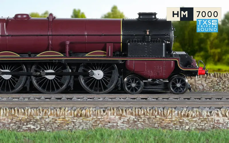Hornby R30398TXS LMS Princess Royal Class "Turbomotive" 6202 DCC Sound Fitted OO Scale