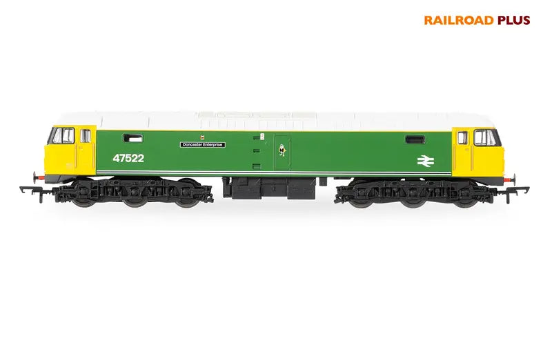 Hornby R30382 RailRoad Plus BR Class 47 Co-Co 47522 'Doncaster Enterprise' Era 8 OO Scale