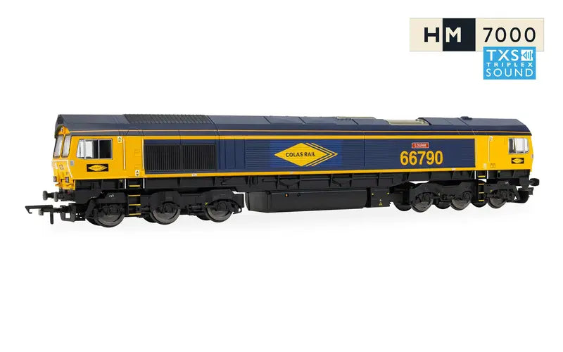 Hornby R30533TXS RailRoad: Colas Class 66 'Louise 66790' DCC Sound Fitted OO Scale