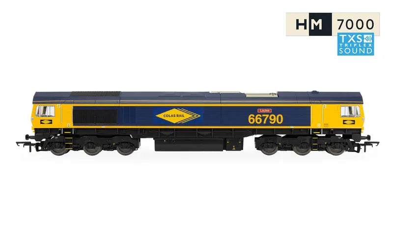Hornby R30533TXS RailRoad: Colas Class 66 'Louise 66790' DCC Sound Fitted OO Scale