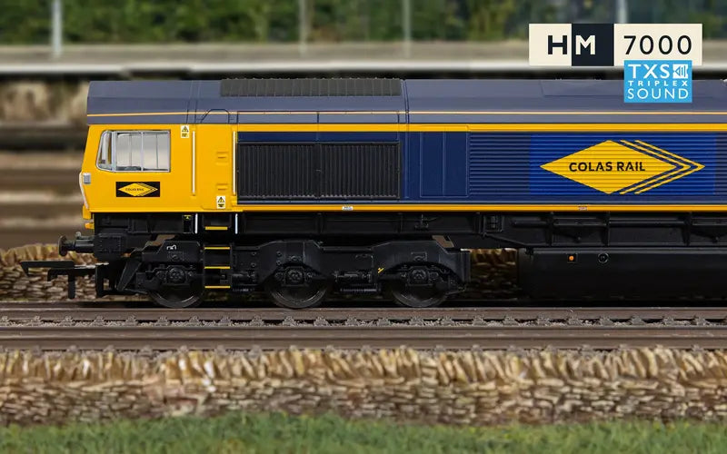 Hornby R30533TXS RailRoad: Colas Class 66 'Louise 66790' DCC Sound Fitted OO Scale