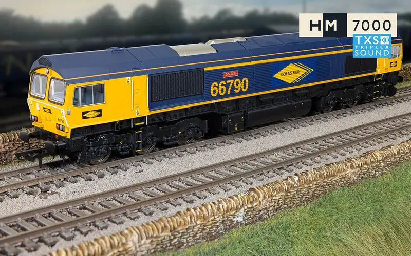 Hornby R30533TXS RailRoad: Colas Class 66 'Louise 66790' DCC Sound Fitted OO Scale