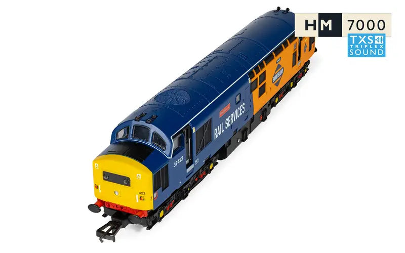 Hornby R30544TXS RailRoad: Rail Services Class 37 'Pegasus' 37422 DCC Sound Fitted OO Scale