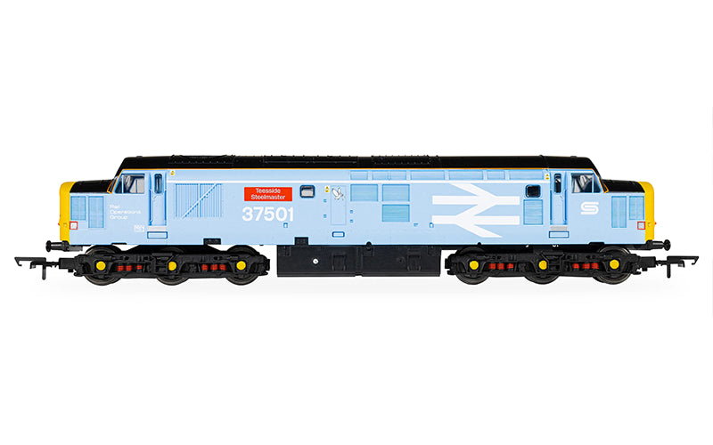 Hornby R30545TXS RailRoad: British Steel Class 37 'Teesside Steelmaster' 37501 DCC Sound Fitted OO Scale
