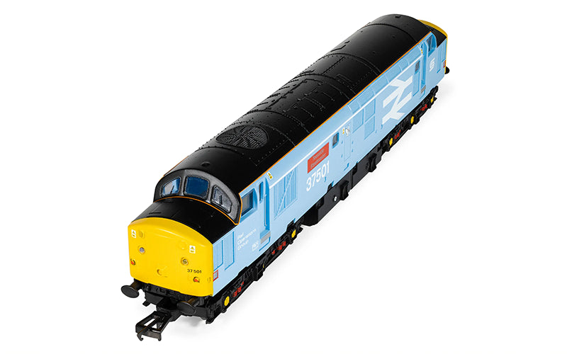 Hornby R30545TXS RailRoad: British Steel Class 37 'Teesside Steelmaster' 37501 DCC Sound Fitted OO Scale