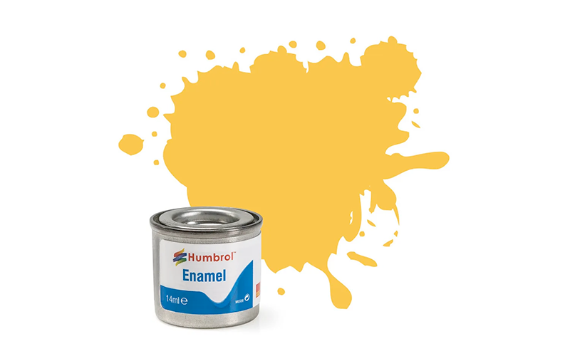 Humbrol Enamel AA0076 No 7 Light Buff Gloss 14ml