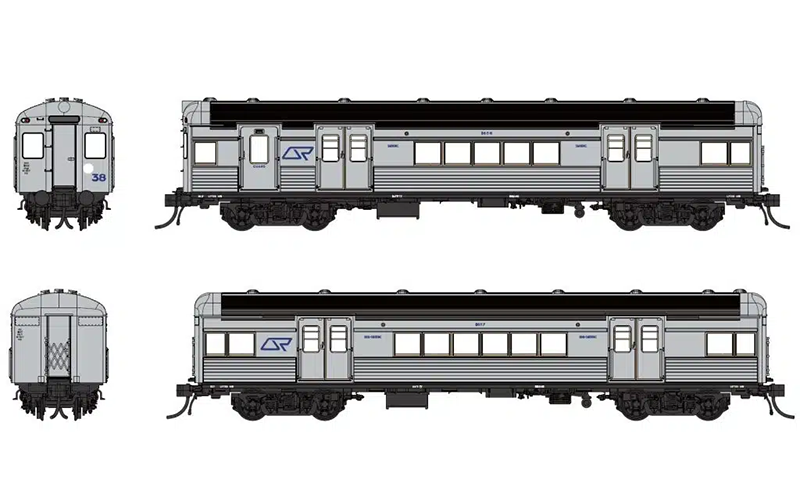 IDR Models QR SX / SXV Suburban Coach Pack 02 Set 38 (Five Car Pack) HO Scale