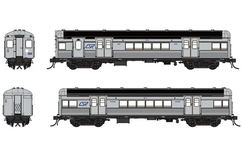 IDR Models QR SX / SXV Suburban Coach Pack 06 Set 39 (Five Car Pack) HO Scale