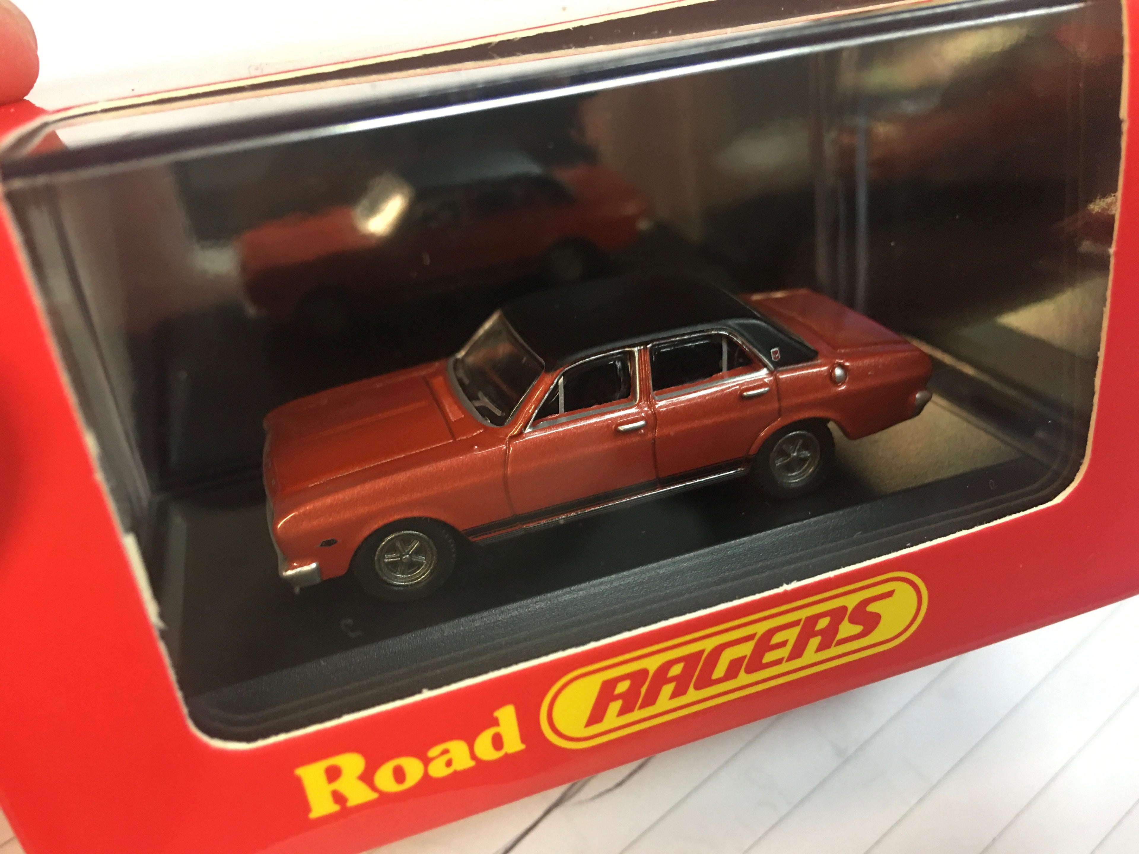 Road Ragers R.058 1967 XR Falcon GT 'Special Build' Russet Bronze with Black Vinyl Roof HO Scale