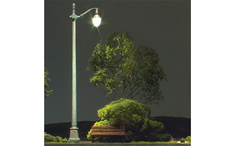 Woodland Scenics Just Plug JP5631 Street Lights Arched Cast Iron HO Scale