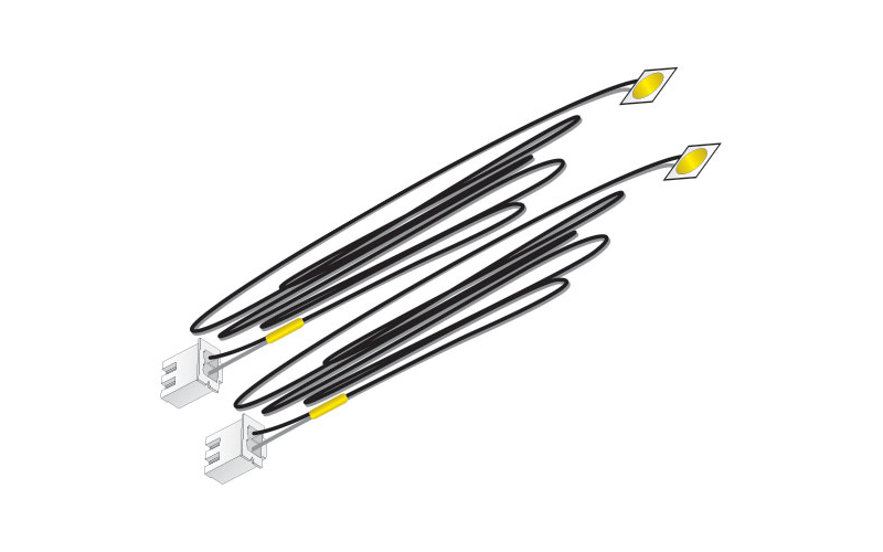 Woodland Scenics Just Plug JP5742 LED Stick-on Lights Yellow 30mA