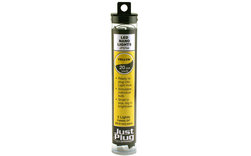 Woodland Scenics Just Plug JP5744 LED Nano Lights Yellow 20mA