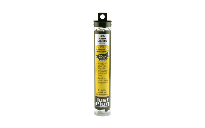 Woodland Scenics Just Plug JP5754 LED Nano Lights Yellow Flashing 30mA