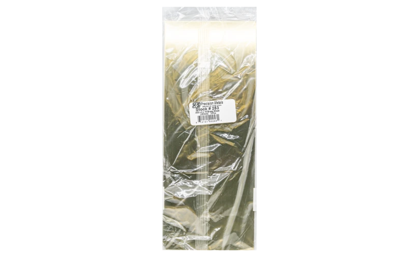 K & S #254 Tin Flat Sheet 0.008" Thick - 4" x 10"