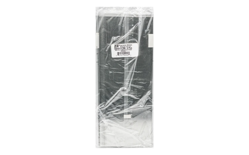 K & S #256 Aluminum Flat Sheet - 4" Width x 10" Long - 0.032" Thick