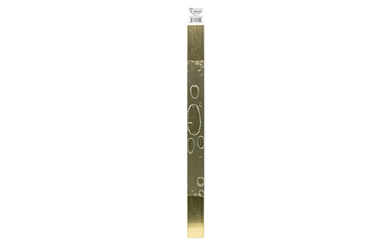 K & S #8242 Brass Strip x 12" Long - 0.032" Thick x 1" Wide