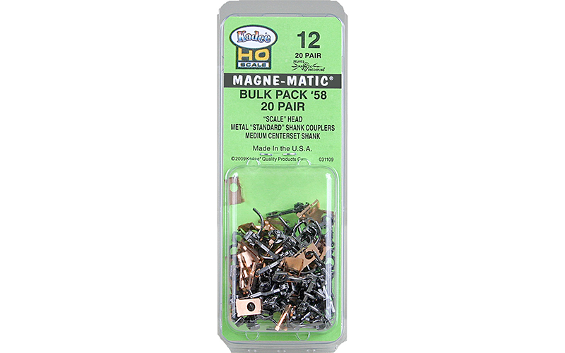 Kadee #12-20 Magne-Matic® Bulk Pack #58 Couplers 20 Pair HO Scale