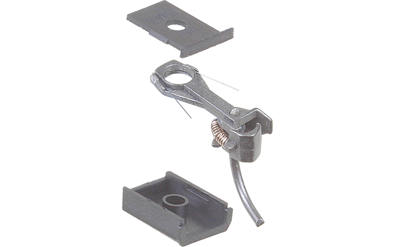 Kadee #142 Magne-Matic® "Standard" Head Metal "Whisker®" Coupler w/ Gearboxes Medium (9/32") Overset Shank Two Pair HO Scale