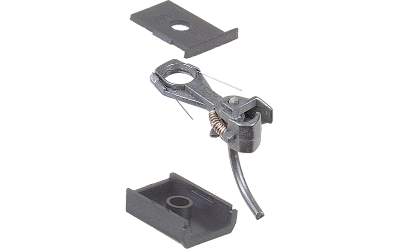 Kadee #143 Magne-Matic® "Standard" Head Metal "Whisker®" Coupler w/ Gearboxes, Short (1/4") Centerset Shank Two Pair HO Scale